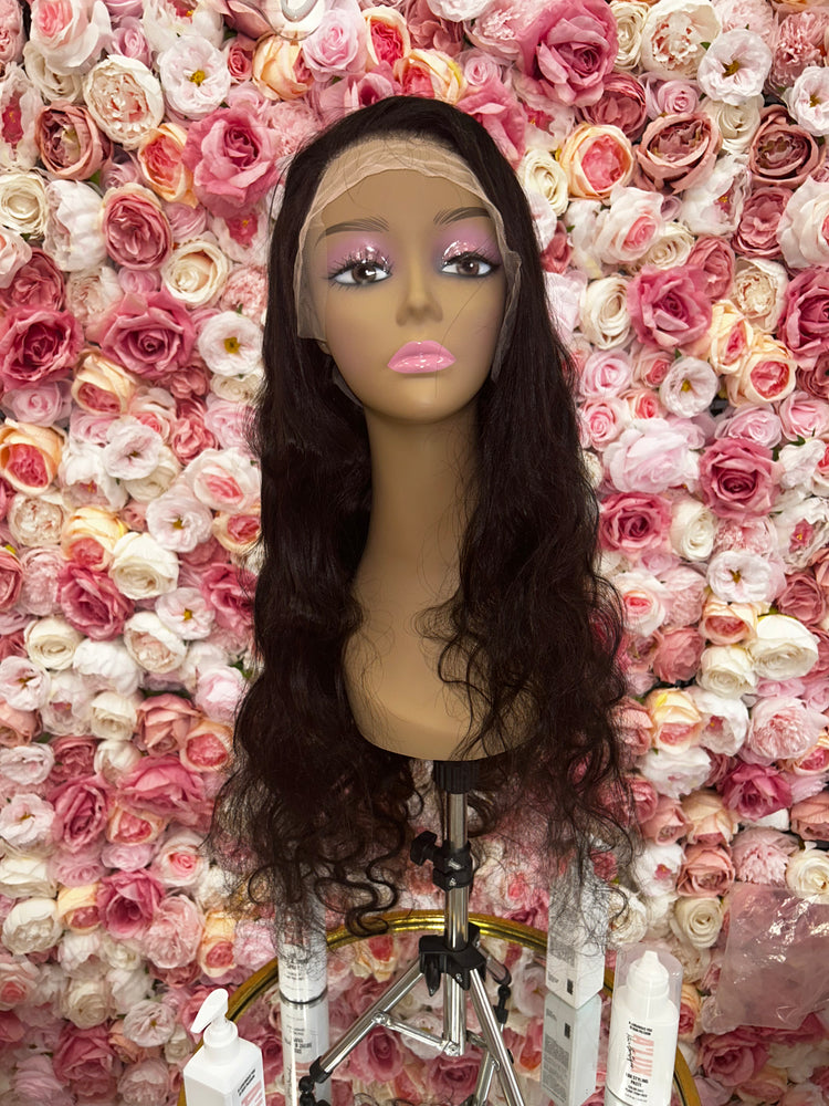 Plush Transparent Wig Collection "Body Wave 180% Density 13X4 Lace Frontal"