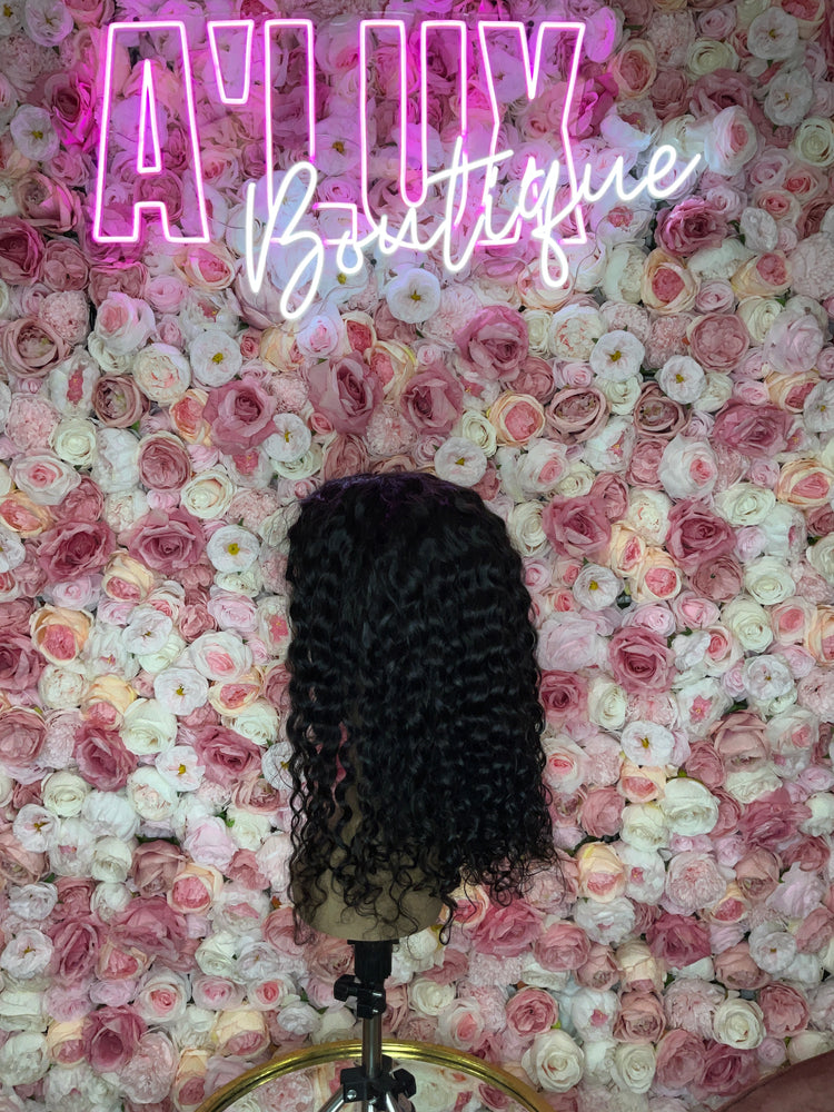 Opulent Italian Curly HD 13*6 180% Density Lace Front Wig