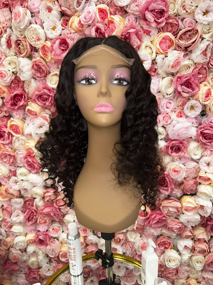 Plush Transparent Wig Collection "Deep Wave 180% Density 5X5 Closure"