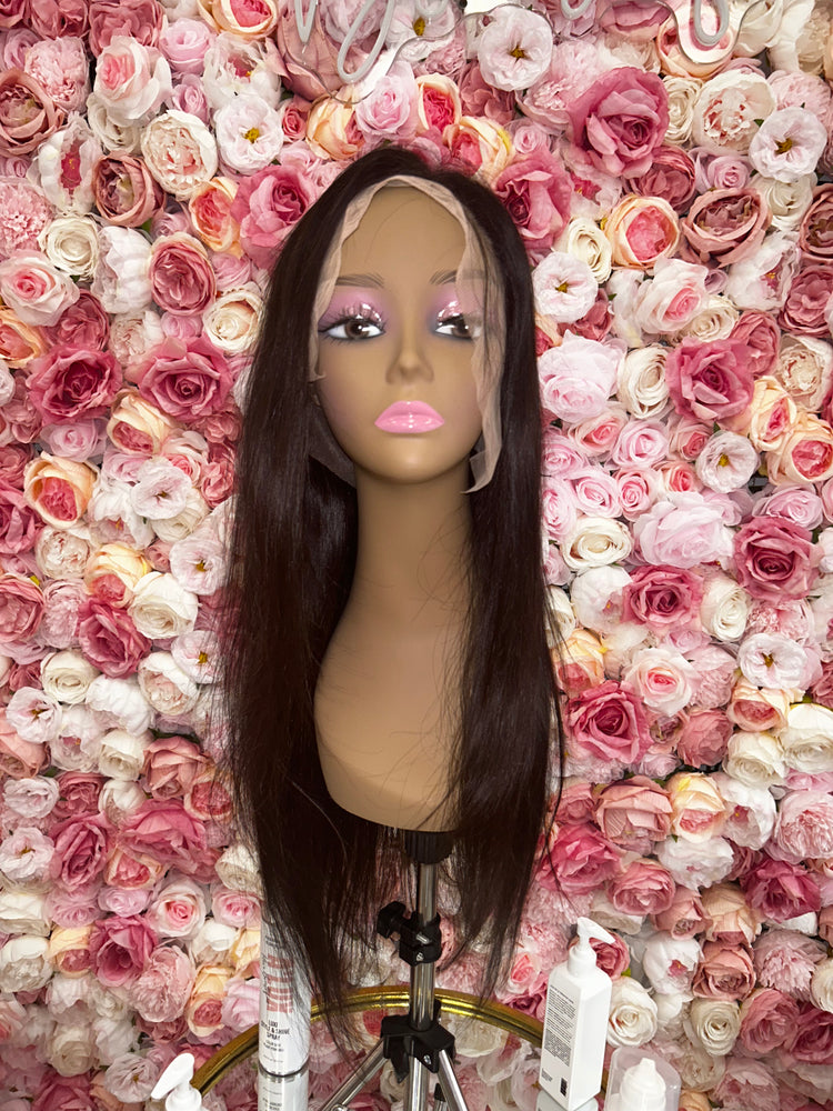 Plush Transparent Wig Collection "Silky Straight 180% Density 13X4 Lace Frontal"