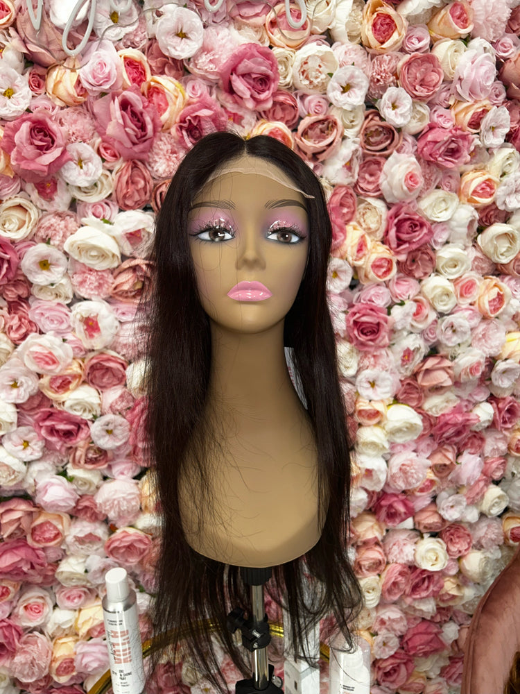 Plush Transparent Wig Collection "Silky Straight 180% Density 5X5 Closure"