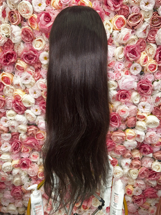 Plush Transparent Wig Collection "Silky Straight 180% Density 5X5 Closure"