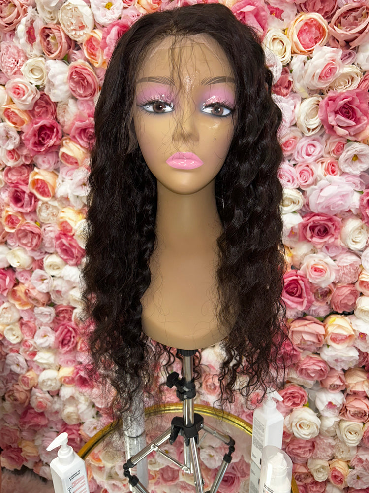 Plush Wig Collection "Deep Wave HD 13*4 180% Density Lace Frontal