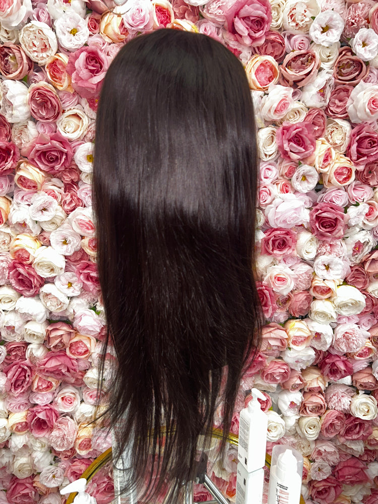 Plush Transparent Wig Collection "Silky Straight 180% Density 5X5 Closure"