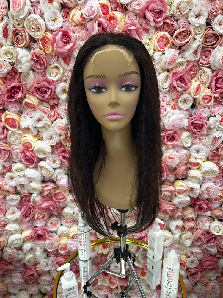 Plush Transparent Wig Collection "Silky Straight 180% Density 4X4 Closure"