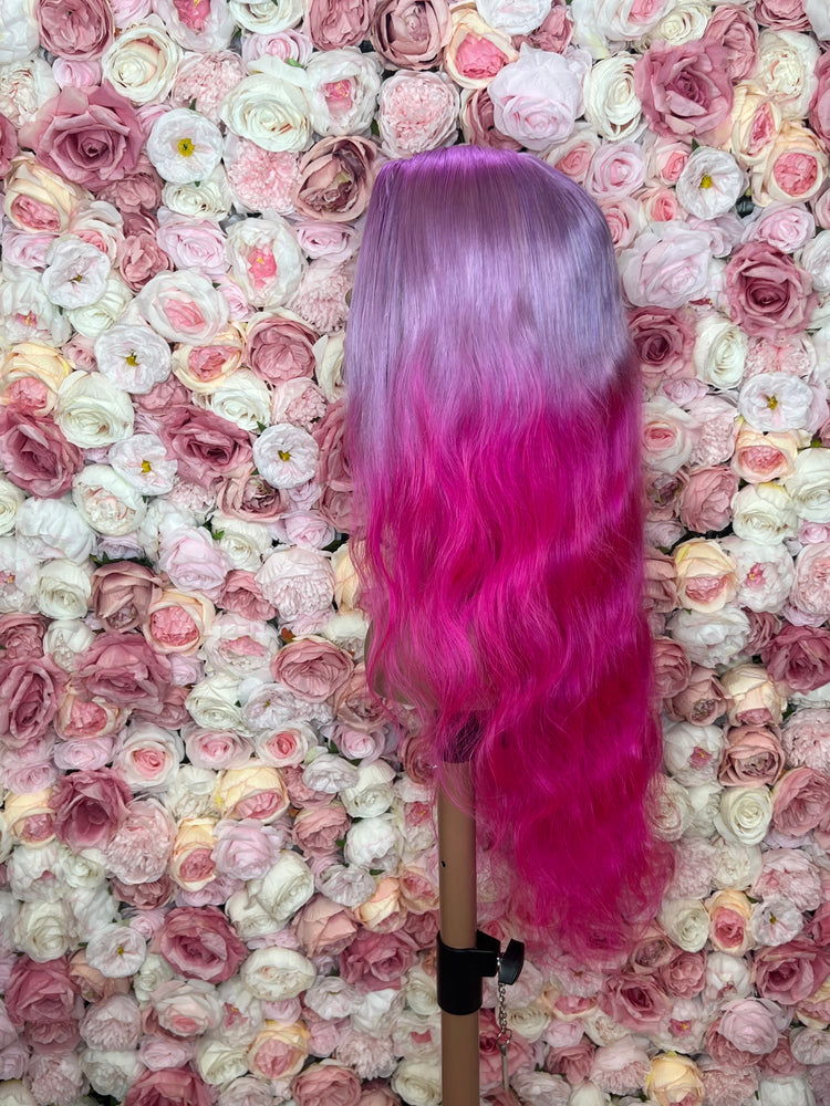 Luscious HD Purplish Pink Passion Front Lace 13x4 180% Density Wig