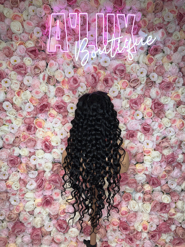 LUSH Natural Wave Front Lace 13x4 180% Density Wig