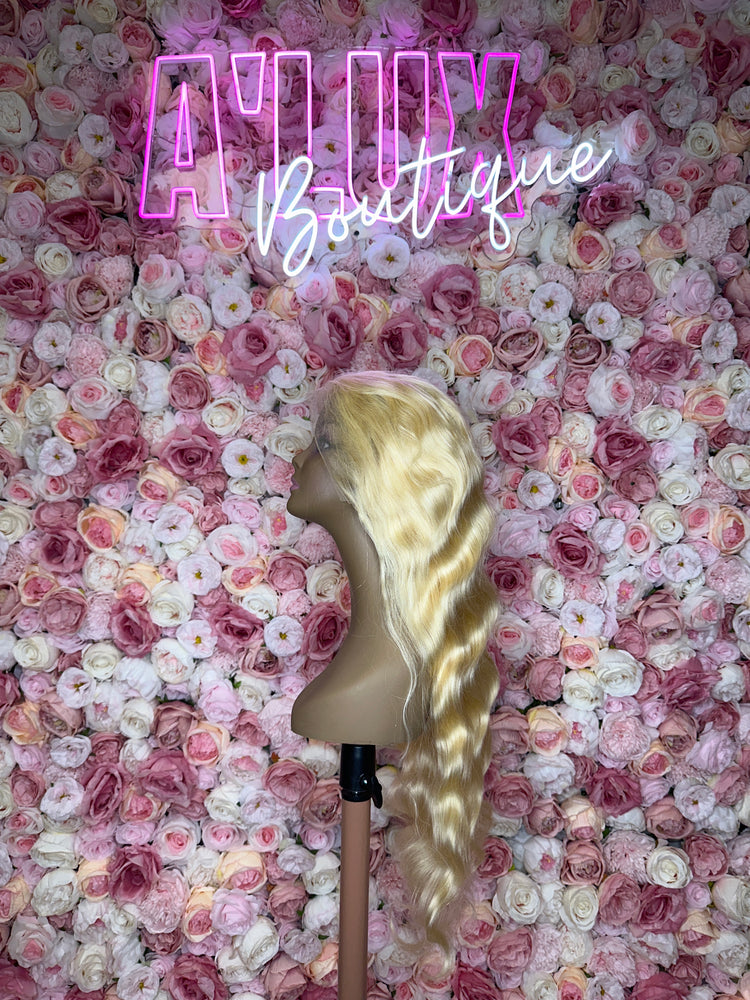 LUSH Blonde Body Wave Front Lace 13x4 180% Density Wig