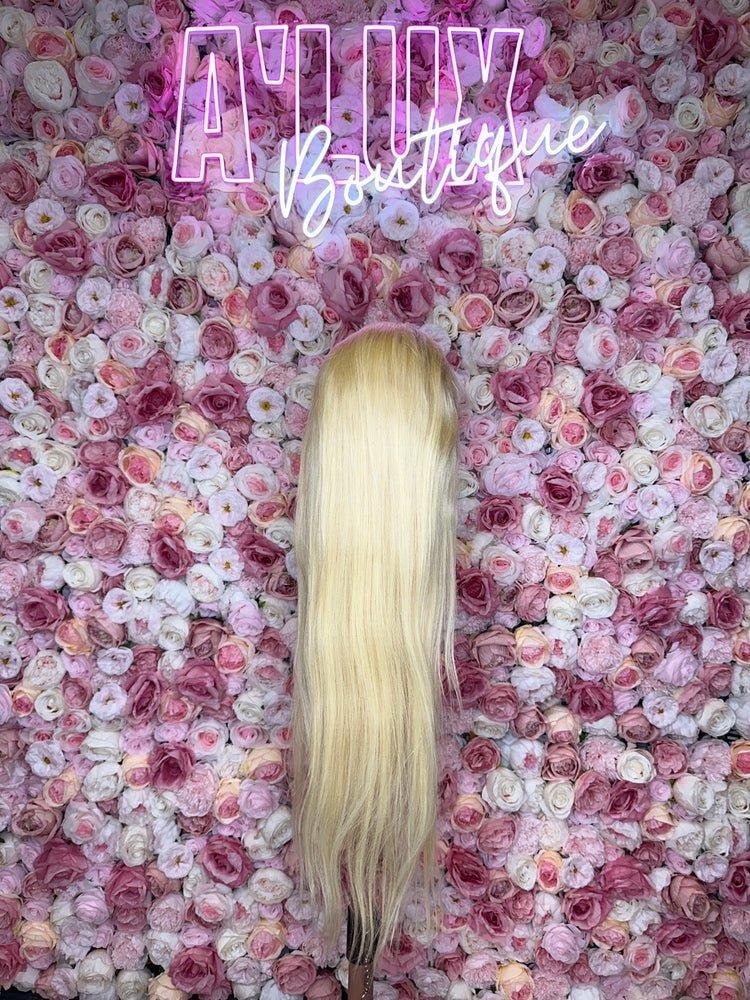 LUSH Blonde Straight Lace Front 13*4 180% Density Wig