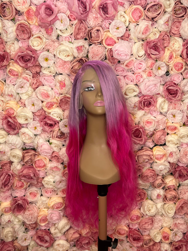 Luscious HD Purplish Pink Passion Front Lace 13x4 180% Density Wig