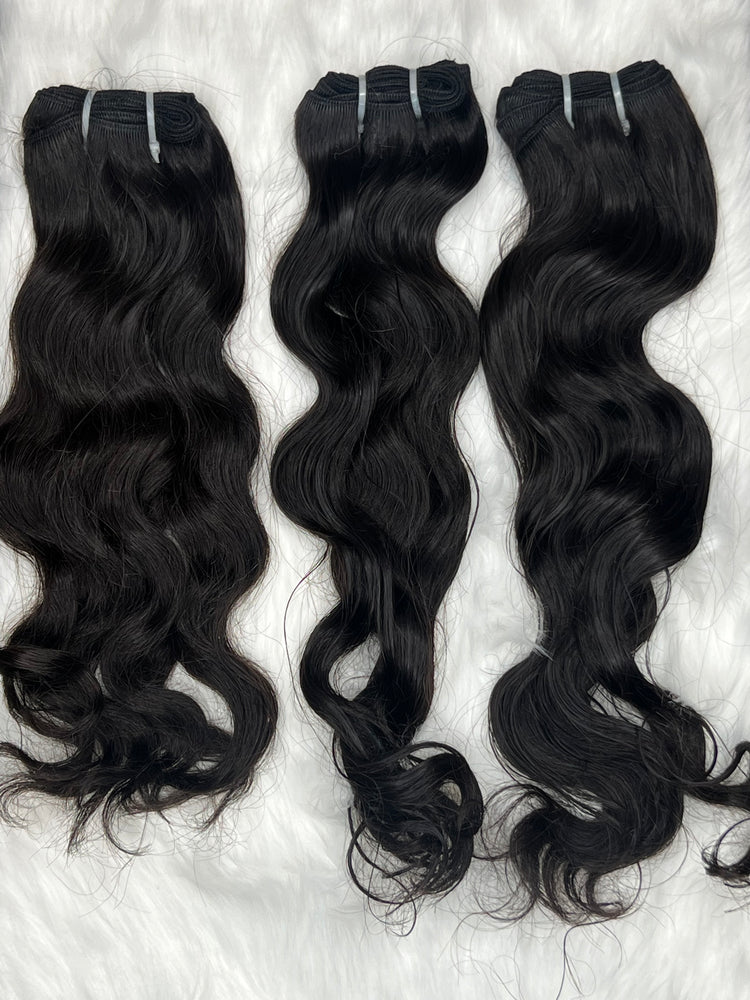 LUX Exclusive Raw Natural Wavy Hair Bundle Deal