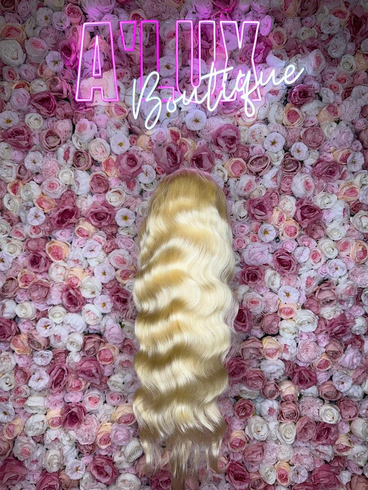 LUSH Blonde Body Wave Front Lace 13x4 180% Density Wig