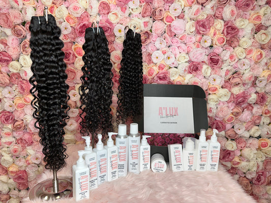 LUX Exclusive Raw Loose Deep Curly Hair Bundle Deal