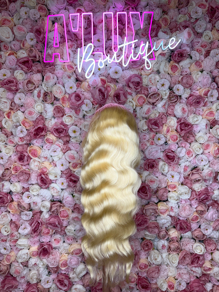 LUSH Blonde Body Wave Front Lace 13x4 180% Density Wig