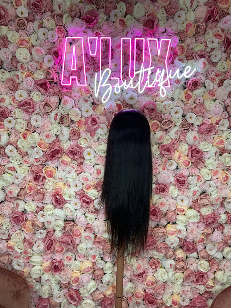 Passion Transparent Wig Collection "Silky Straight 150% Density 13X4 Lace Frontal"