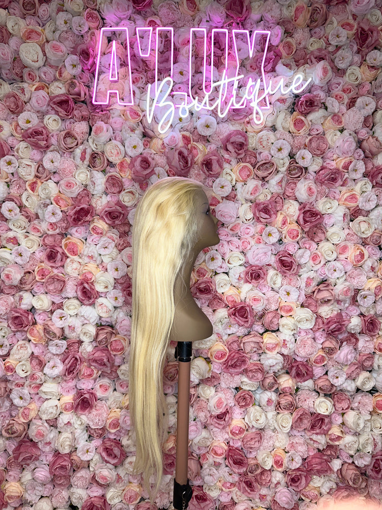 LUSH Blonde Straight Lace Front 13*4 180% Density Wig