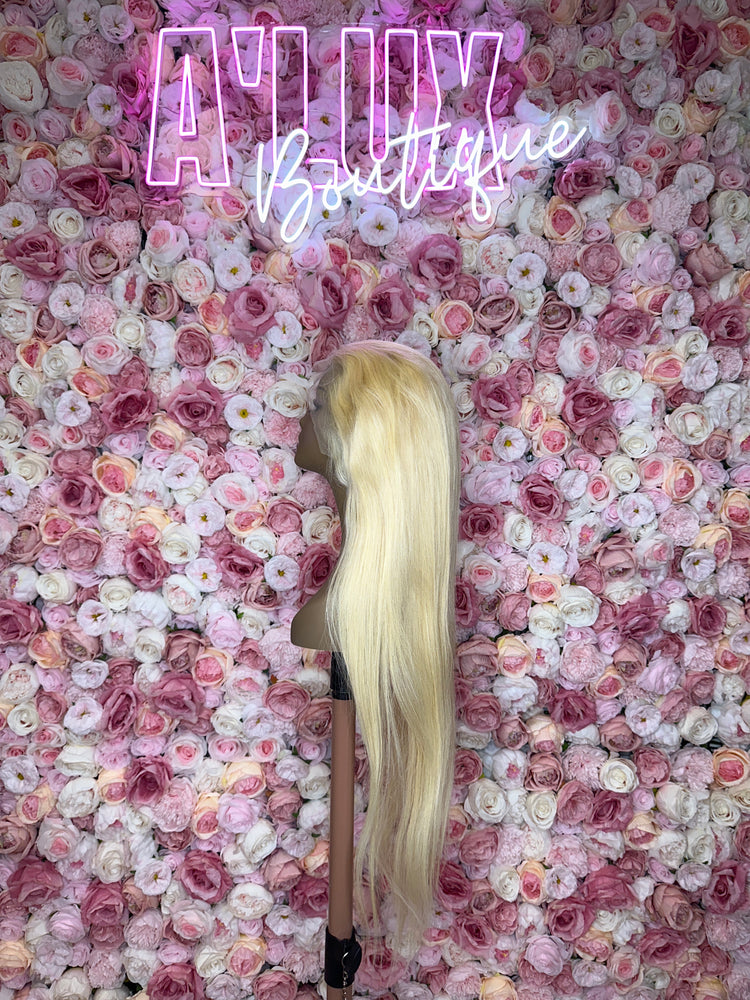 LUSH Blonde Straight Lace Front 13*4 180% Density Wig