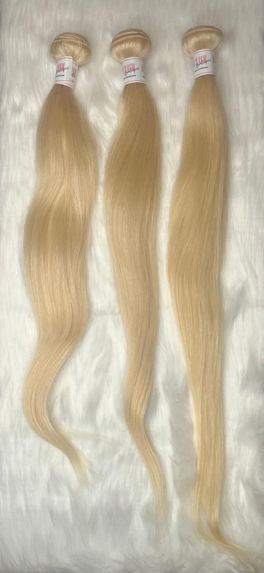 LUSH Blonde Silky Straight Bundle Deals