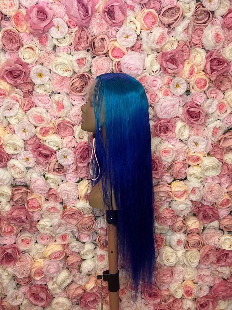 Luscious HD Blue Ombre Front Lace 13x4 180% Density Wig