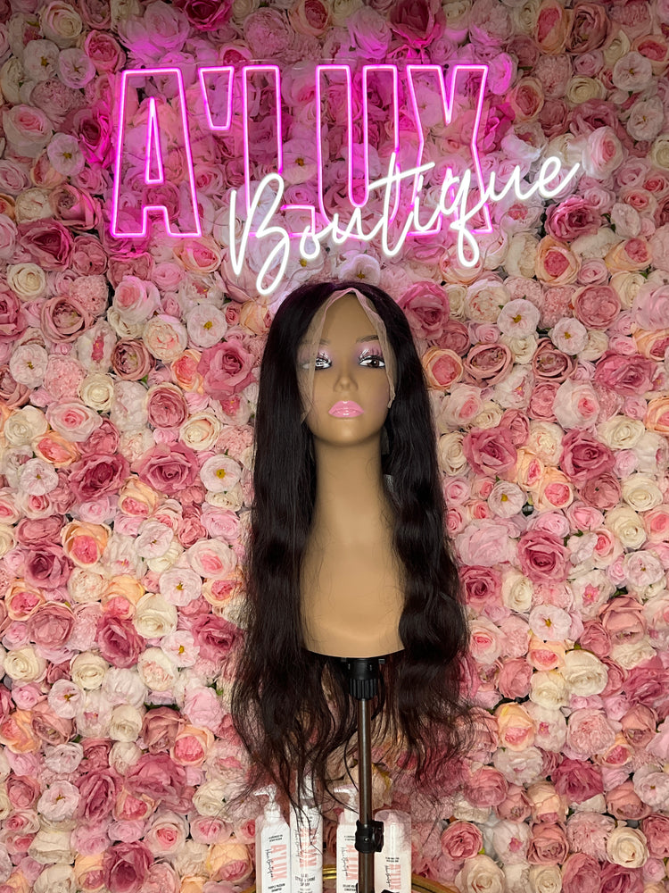 LUX Exclusive Raw Natural Wavy HD Lace Frontal Wig